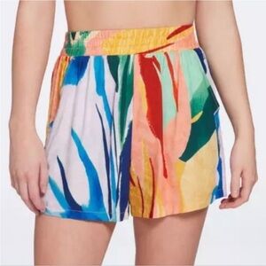 CALIA by Carrie Underwood Multicolor Swim Cover up Shorts